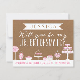 Word jij mijn junior bruidsmeisje   bruidsmeisje kaart