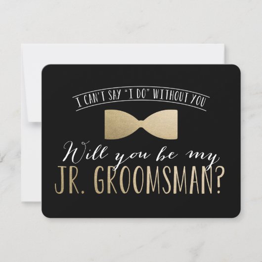 Word jij mijn Junior Groomsman ?? | Groomsmen Kaart (Voorkant)