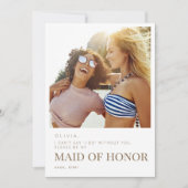 Word jij mijn Kaart voor de bruidsmeisje? (Voorkant)