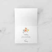 Word jij mijn Maid of Honor? | Aquarel Bloemen (Binnen)