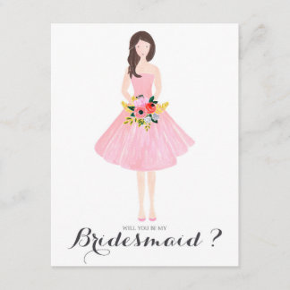 Word jij mijn Maid of Honor Custom Card? Kaart