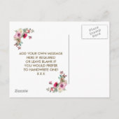 Word jij mijn Maid of Honor-kaart gepersonaliseerd Uitnodiging Briefkaart (Achterkant)