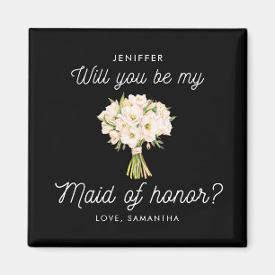 Word jij mijn Maid of Honor Proposal Floral? Magneet