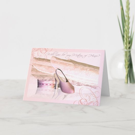 Word jij mijn Matron of Honor? Met een sluier en (Voorkant)