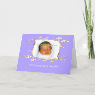 Word jij mijn peetmoeder? Custom pruimbloesem lijs