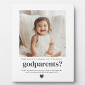 Word jij mijn peetouders fotovoorstel? fotoplaat (Voorkant)