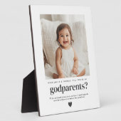 Word jij mijn peetouders fotovoorstel? fotoplaat (Zijkant)