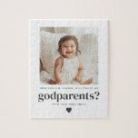 Word jij mijn peetouders fotovoorstel? legpuzzel<br><div class="desc">Op zoek naar een lieve en zinvolle manier om een geliefde te vragen om de peetouders van je baby te zijn? Deze puzzel is een leuke manier om de pop van de vraag te krijgen! Of je nu een familielid of goede vrienden vraagt, deze sjabloon helpt je een oprechte moment...</div>