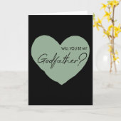 Word jij mijn peetvader? kaart (Gele Bloem)