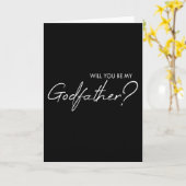 Word jij mijn peetvader? kaart (Gele Bloem)