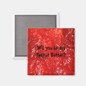 Word jij mijn pindakaas? magneet (Voorkant / Achterkant)