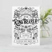 Word jij mijn ringdrager? kaart (Staand voorkant)