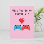 Word jij mijn speler 2? feestdagenkaart (Staand voorkant)