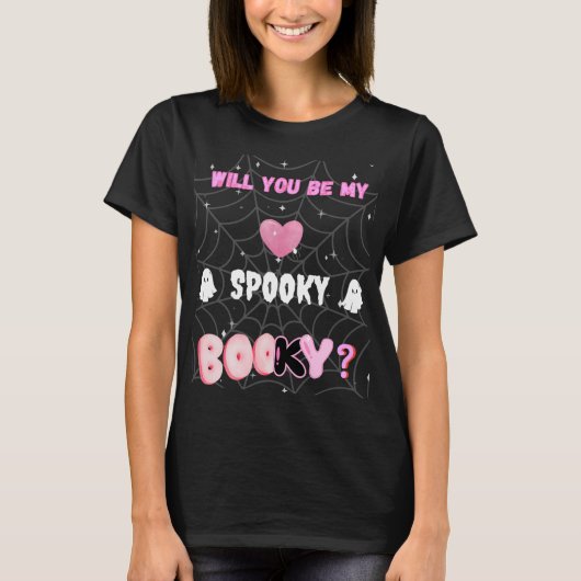 Word jij mijn spookachtige T-shirt? T-shirt (Voorkant)