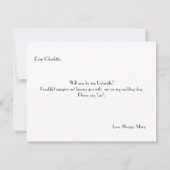 Word jij mijn userette? kaart (Achterkant)