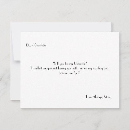 Word jij mijn userette? kaart (Achterkant)