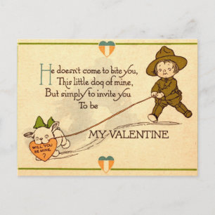 Word jij mijn Valentijn? briefkaart