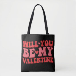 Word jij mijn Valentijn canvas tas? Tote Bag