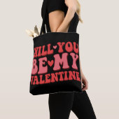 Word jij mijn Valentijn canvas tas? Tote Bag (Dichtbij)