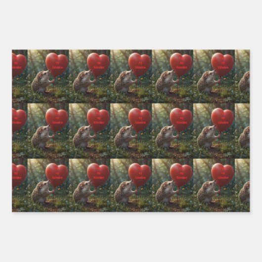 Word jij mijn Valentijn Inpakpapier Vel (Voorkant)