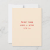 Word jij mijn Valentijn konijnenkoppel? Notitiekaartje (Achterkant)