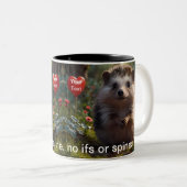 Word jij mijn Valentijn Tweekleurige Koffiemok (Voorkant rechts)