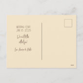 Word jij ons bruidsmeisje Floral? Feestdagenkaart (Achterkant)