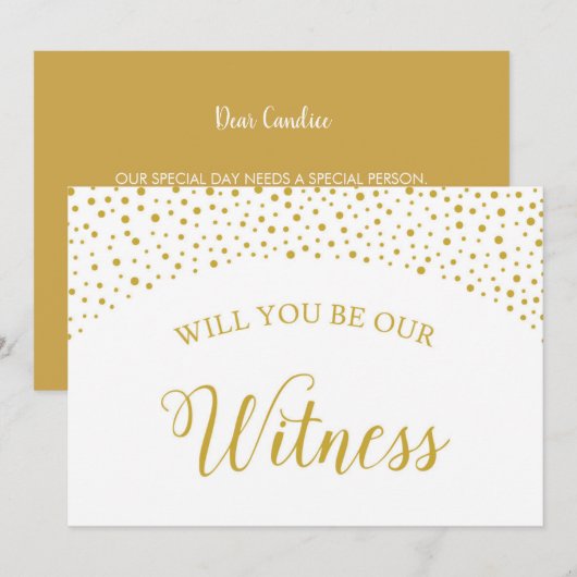 Word jij onze Kaart van het getuigenvoorstel? (Voorkant / Achterkant)