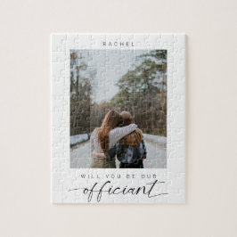Word jij onze Officiant Minimal Photo Modern? Legpuzzel