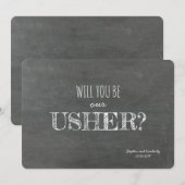 Word jij onze Usher Proposal Kaart? Kaart (Voorkant / Achterkant)