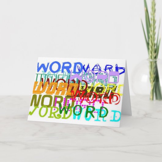 Word Kaart (Voorkant)