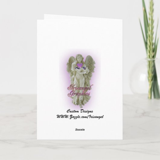 Word kaart goed grappige eend (Achterkant)