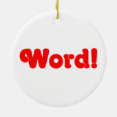 Word! Keramisch Ornament (Achterkant)