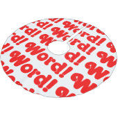 Word! Kerstboom Rok (Gekanteld)