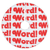 Word! Kerstboom Rok (Voorkant)