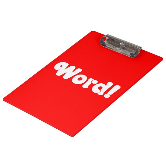 Word! Klembord (Gekanteld)