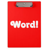 Word! Klembord (Voorkant)