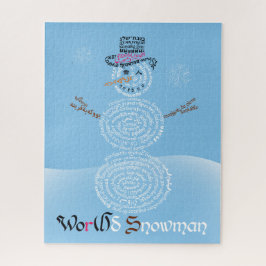 Word(l)d Snowman Puzzel