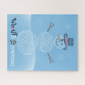 Word(l)d Snowman Puzzel (Horizontaal)