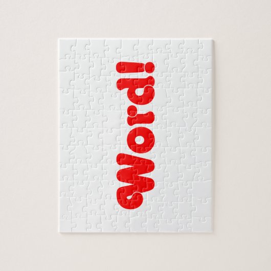 Word! Legpuzzel (Verticaal)