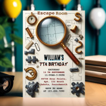 Word lid van Clue Spy Escape Room 7th Birthday Uit