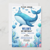 Word lid van cool fish zee blue whale shark 1st Bi Kaart (Voorkant)