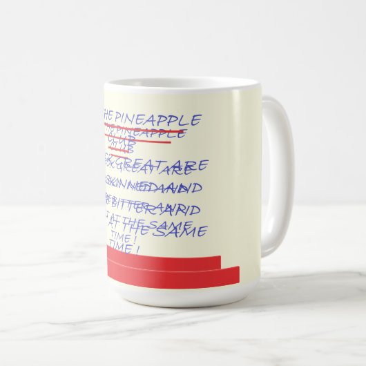 WORD LID VAN DE CLUB LEUKE BERICHT BLAUW EN ROOD KOFFIEMOK (Voorkant rechts)