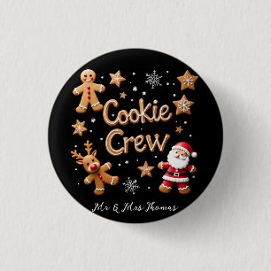 Word lid van de Cookie Crew Your Ultimate Christma Ronde Button 3,2 Cm