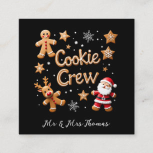 Word lid van de Cookie Crew Your Ultimate Christma Vierkante Visitekaartje