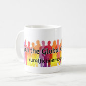 Word lid van de Global Community Coffee mok #1 (Voorkant links)