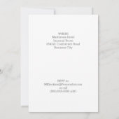 Word lid van de jaarlijkse zakelijke conferentie kaart (Achterkant)