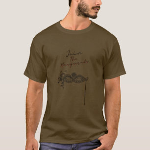 Word lid van de Masquerade Party Design T-shirt