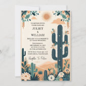 Word lid van Elegant Fiesta Cactus Floral Mexican  Kaart (Voorkant)