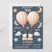 Word lid van het gezamenlijke beer Hot Air Balloon Kaart (Voorkant)